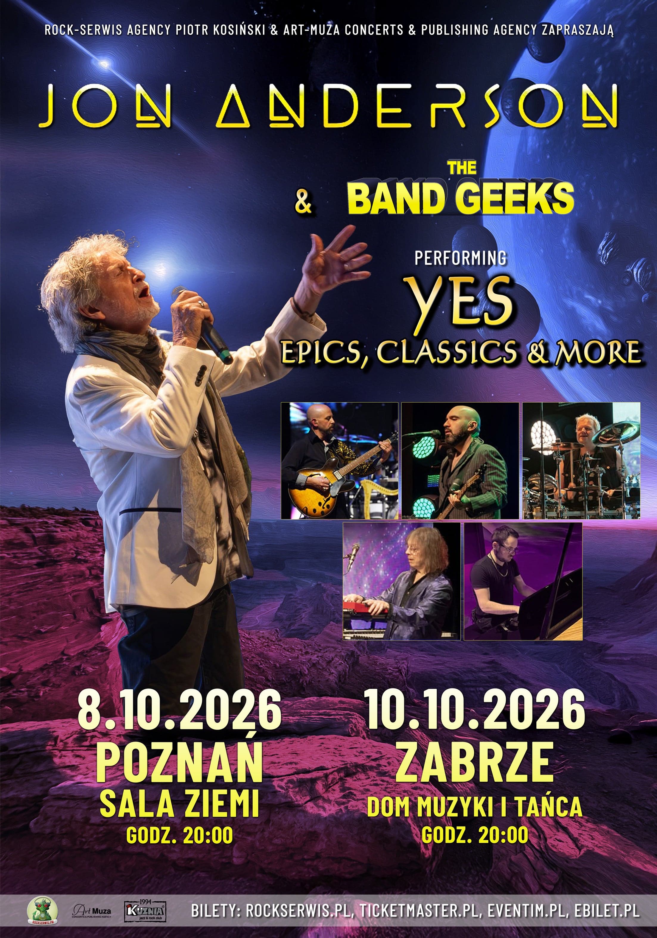 Jon Anderson & The Band Geeks - YES Epics, Classics & More