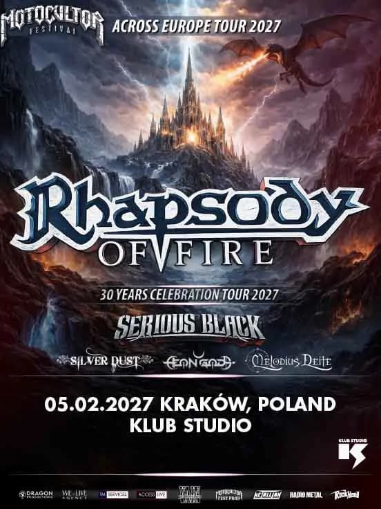 Rhapsody of Fire - Motocultor Across Europe Tour 2027