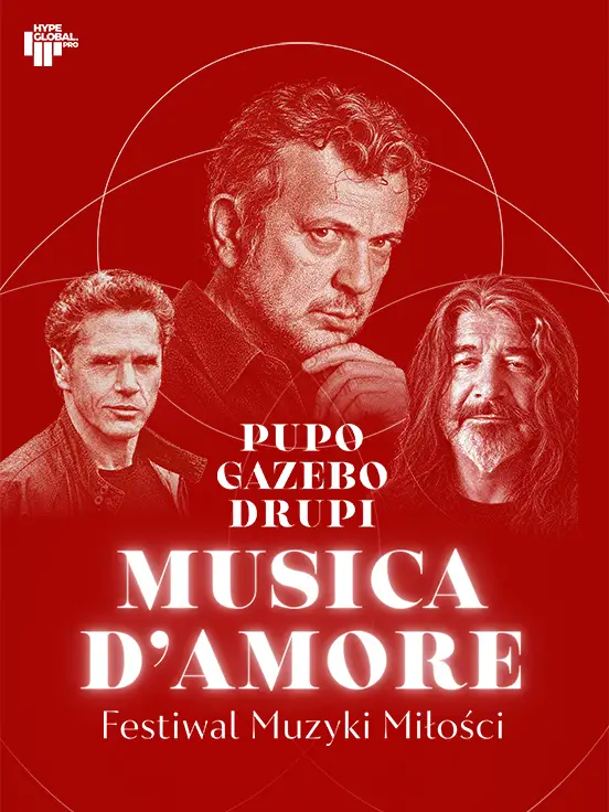 Pupo, Drupi, Gazebo „Musica d'Amore”