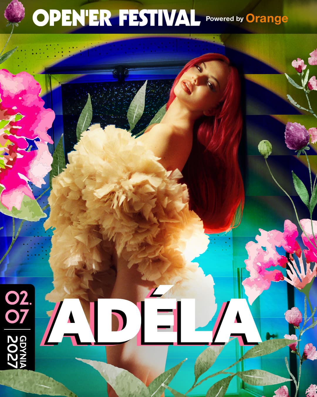Adéla na plakacie Open'er Festival 2027
