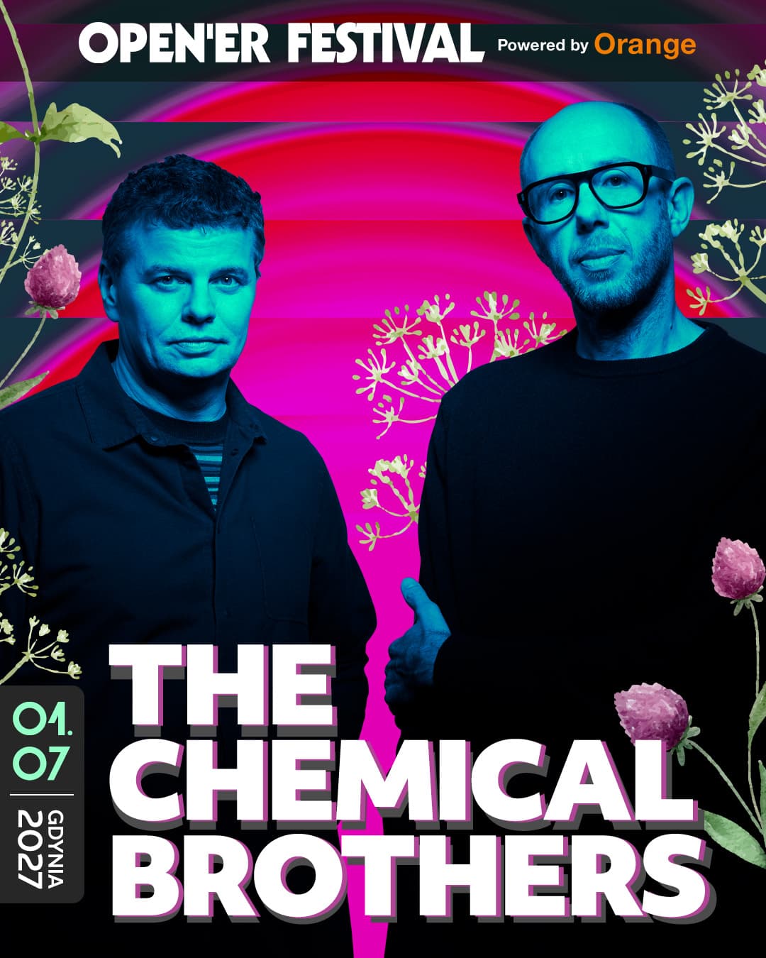 The Chemical Brothers na plakacie Open'er Festival 2027