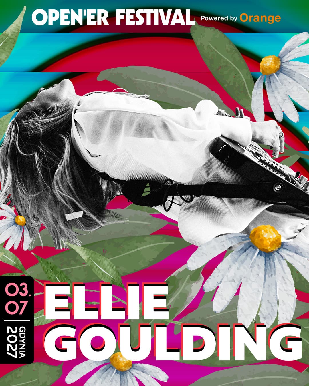 Ellie Goulding na plakacie Open'er Festival 2027
