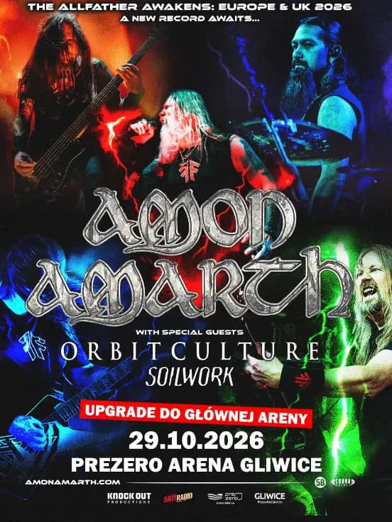 Amon Amarth + Orbit Culture + Soilwork